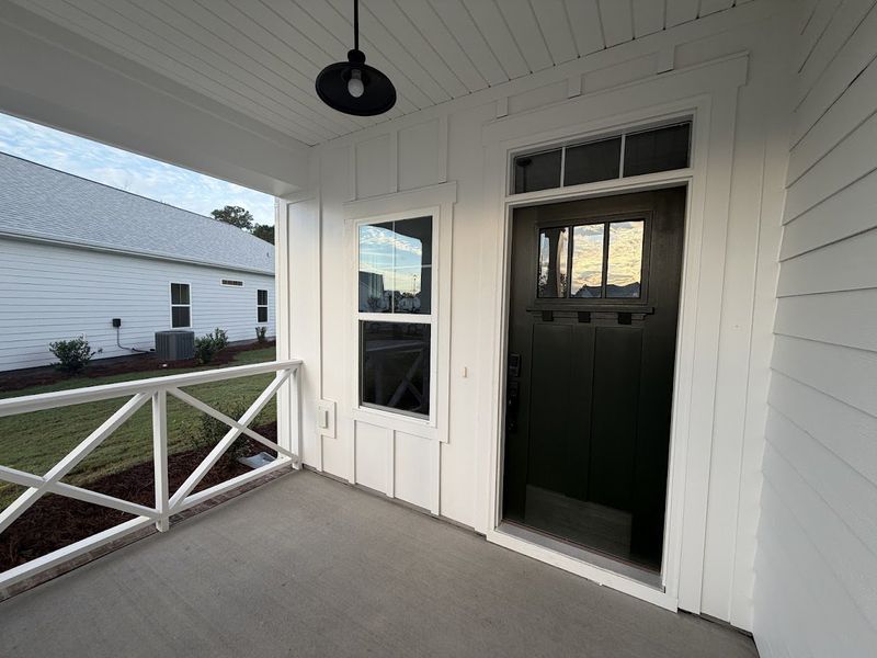 Exterior details and patio area of a home in Songbird, Hampstead (Image 3). Exterior details and patio area of a home in Songbird, Hampstead (Image 3).
