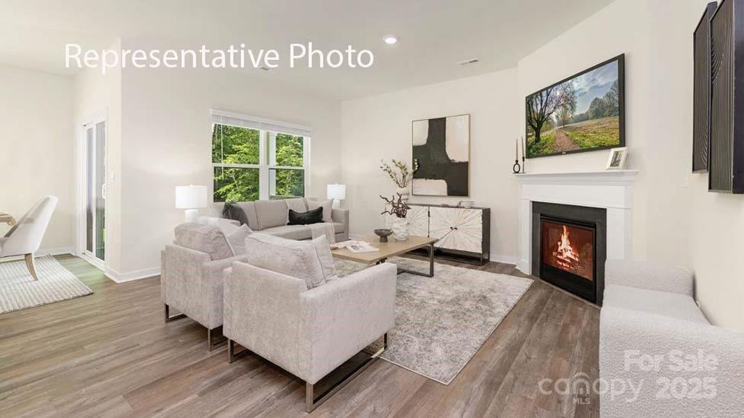 Furnished interior view inside a new home in The Hamptons at Hickory, Hickory (Image 14).