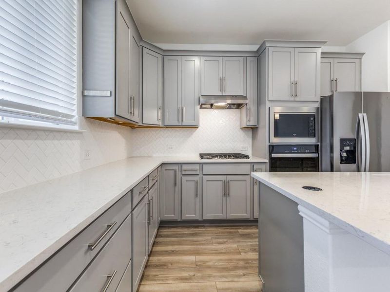Furnished interior view inside a new home in Woodcreek, Fate (Image 13).