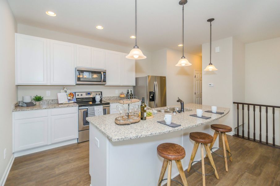 Representative furnished interior of a home built from the Wembley by Fischer Homes in Villas at Gold Creek, Dawsonville (Image 14).
