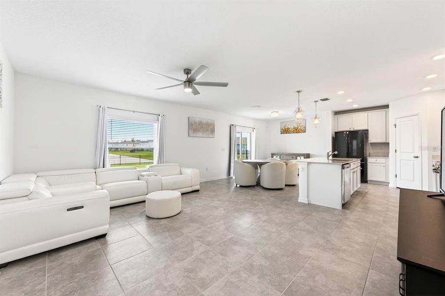 Furnished interior view inside a new home in Preserve at LPGA, Daytona Beach (Image 5). Furnished interior view inside a new home in Preserve at LPGA, Daytona Beach (Image 5).
