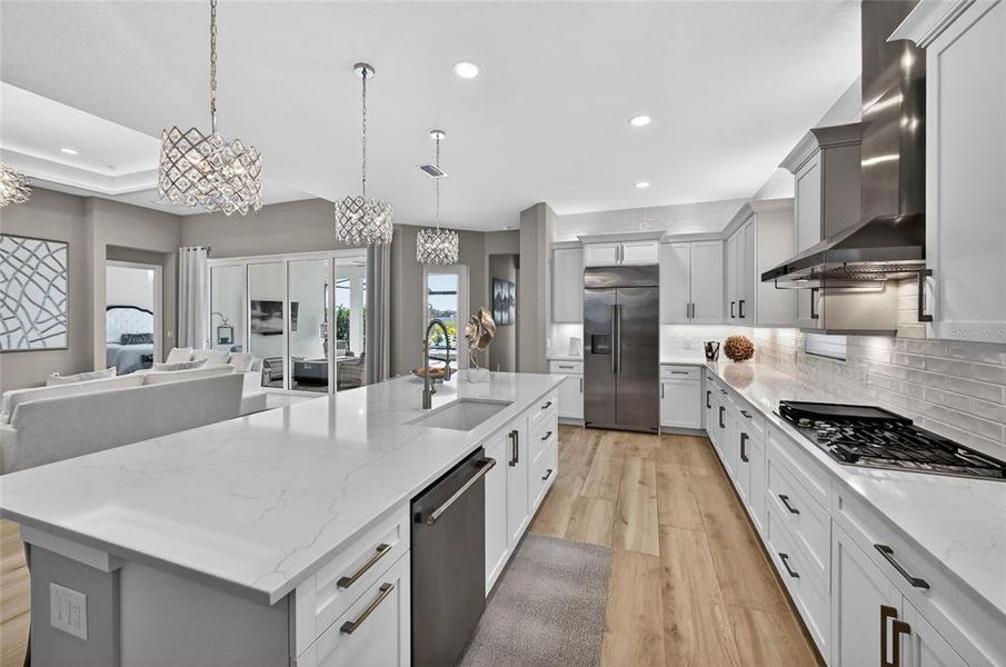 Furnished interior view inside a new home in , Sarasota (Image 18).