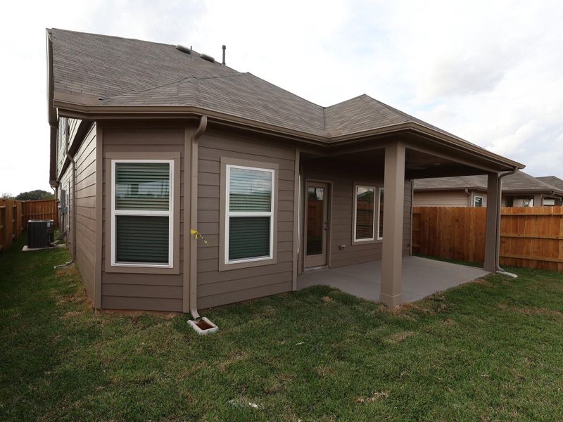 Exterior details and patio area of a home in Summerview, Fulshear (Image 3). Exterior details and patio area of a home in Summerview, Fulshear (Image 3).