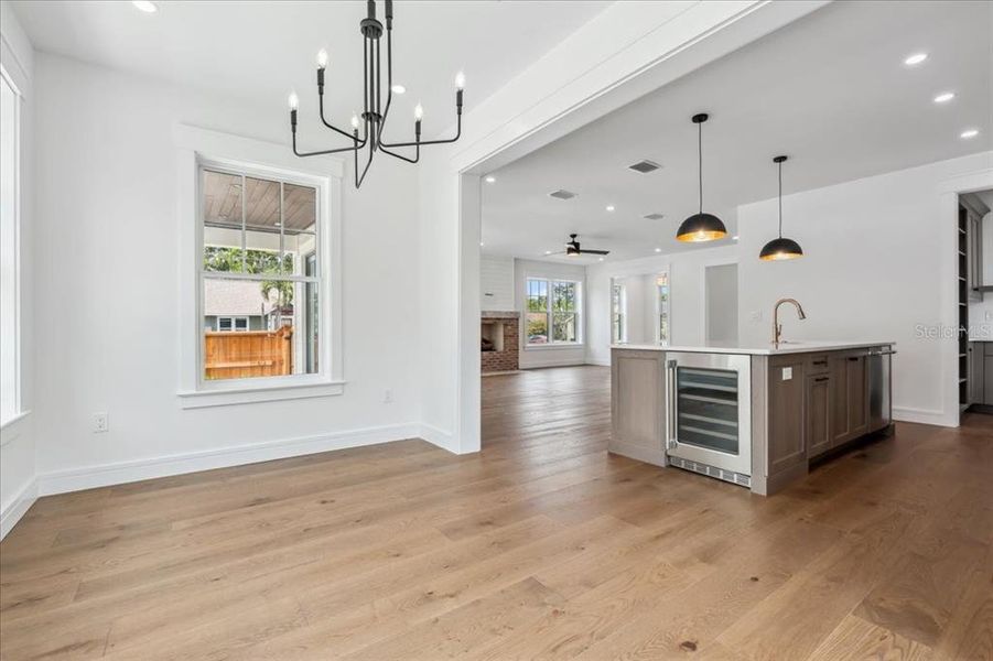 Dining in main house