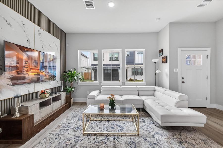 Furnished interior view inside a new home in Metro Village, Houston (Image 16).