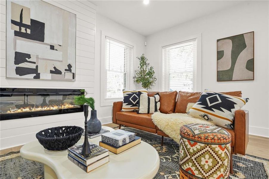 Furnished interior view inside a new home in , Atlanta (Image 5).