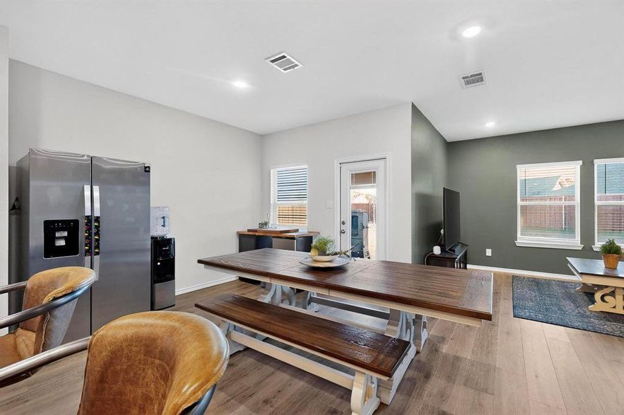 Furnished interior view inside a new home in , Providence Village (Image 14). Furnished interior view inside a new home in , Providence Village (Image 14).