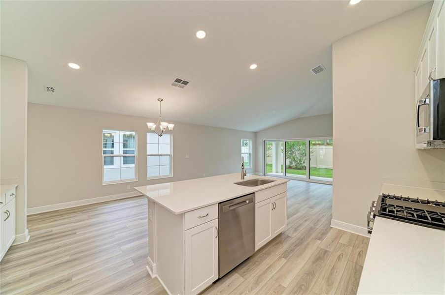 Furnished interior view inside a new home in Crosswind Point, Parrish (Image 10).