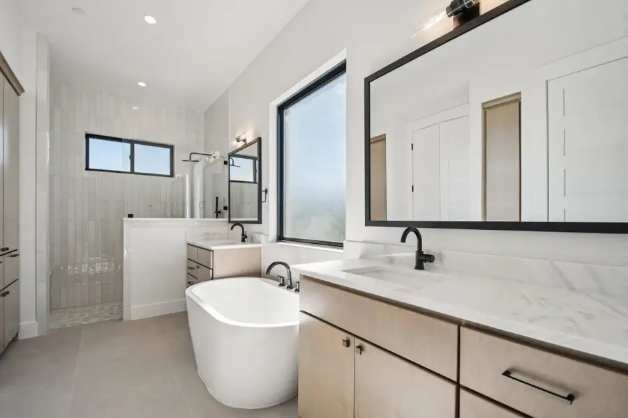 Furnished interior view inside a new home in Milky Way at River Place, Austin (Image 9).