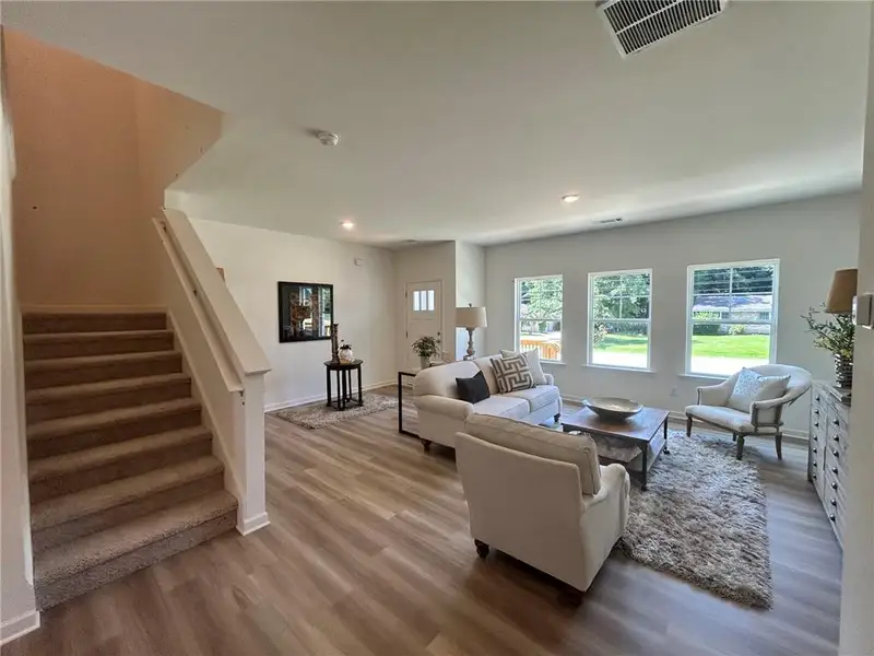 Furnished interior view inside a new home in Old Salem Crossing, Conyers (Image 9).