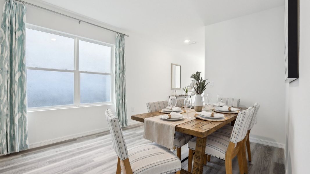 Furnished interior view inside a new home in Angeline, Land O' Lakes (Image 14).