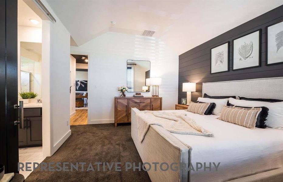 Furnished interior view inside a new home in Goodland, Midlothian (Image 6).