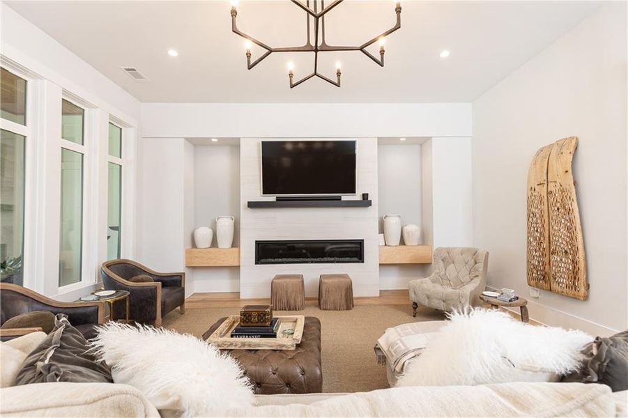 Furnished interior view inside a new home in , Marietta (Image 44).