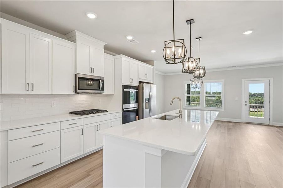 Furnished interior view inside a new home in , Cumming (Image 11).