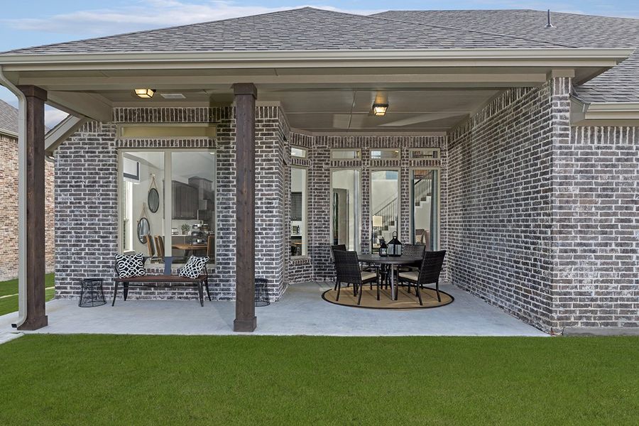 Representative exterior details of a home built from the Kerrville by Beazer Homes in Enclave at Legacy Hills, Celina (Image 3).