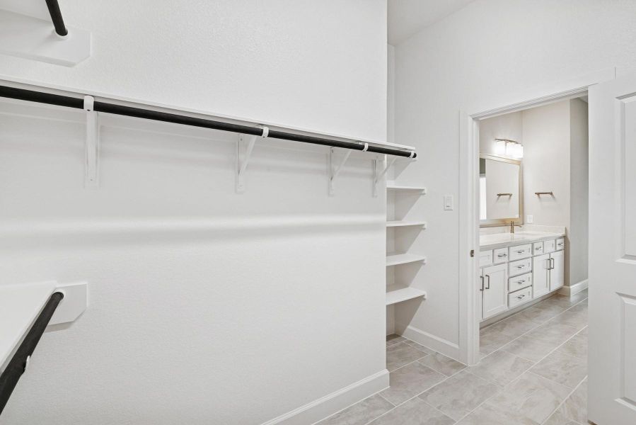 Furnished interior view inside a new home in Grange 45' Homesites, Katy (Image 3).