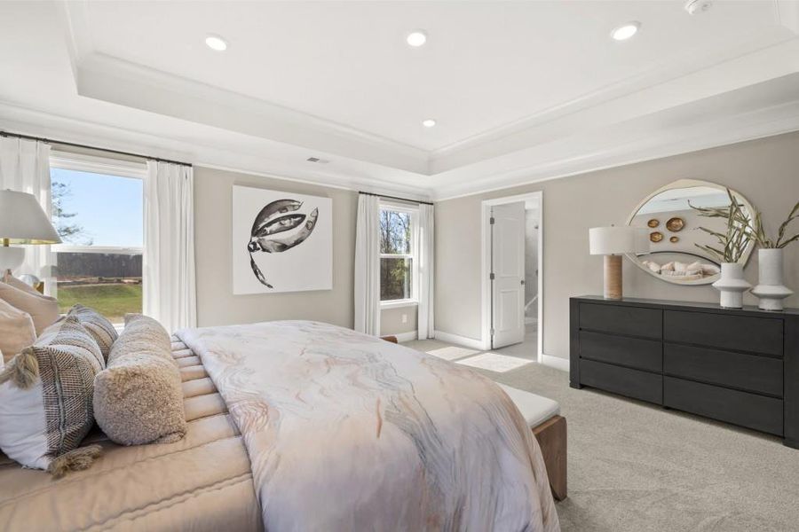 Furnished interior view inside a new home in Wellington Estates, Madison (Image 13). Furnished interior view inside a new home in Wellington Estates, Madison (Image 13).