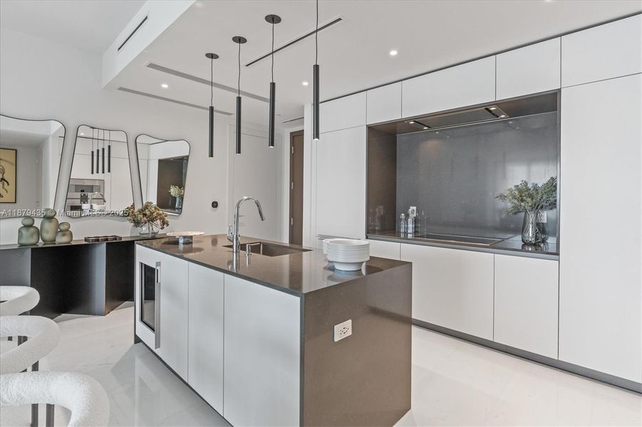 Furnished interior view inside a new home in Aston Martin Residences, Miami (Image 20).