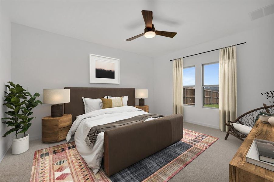 Furnished interior view inside a new home in Aspire at Reunion, Newark (Image 20). Furnished interior view inside a new home in Aspire at Reunion, Newark (Image 20).