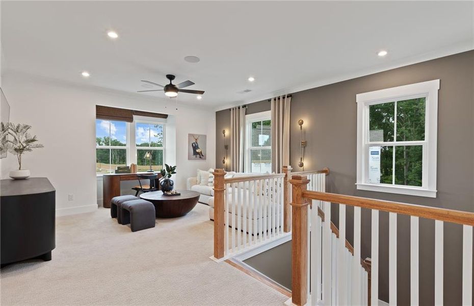 Furnished interior view inside a new home in Silverwood, Cumming (Image 20).