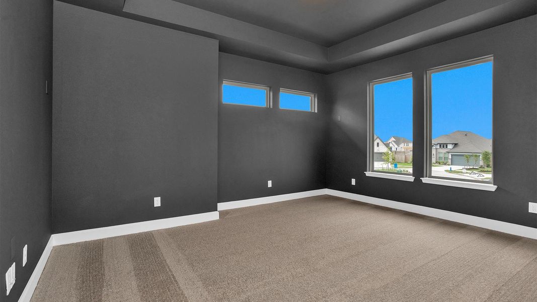 Spacious, unfurnished interior of a new home in Bridgeland, Cypress (Image 6).