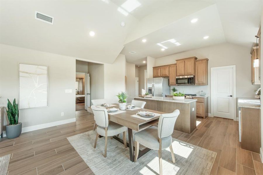 Furnished interior view inside a new home in West Crossing, Anna (Image 39). Furnished interior view inside a new home in West Crossing, Anna (Image 39).