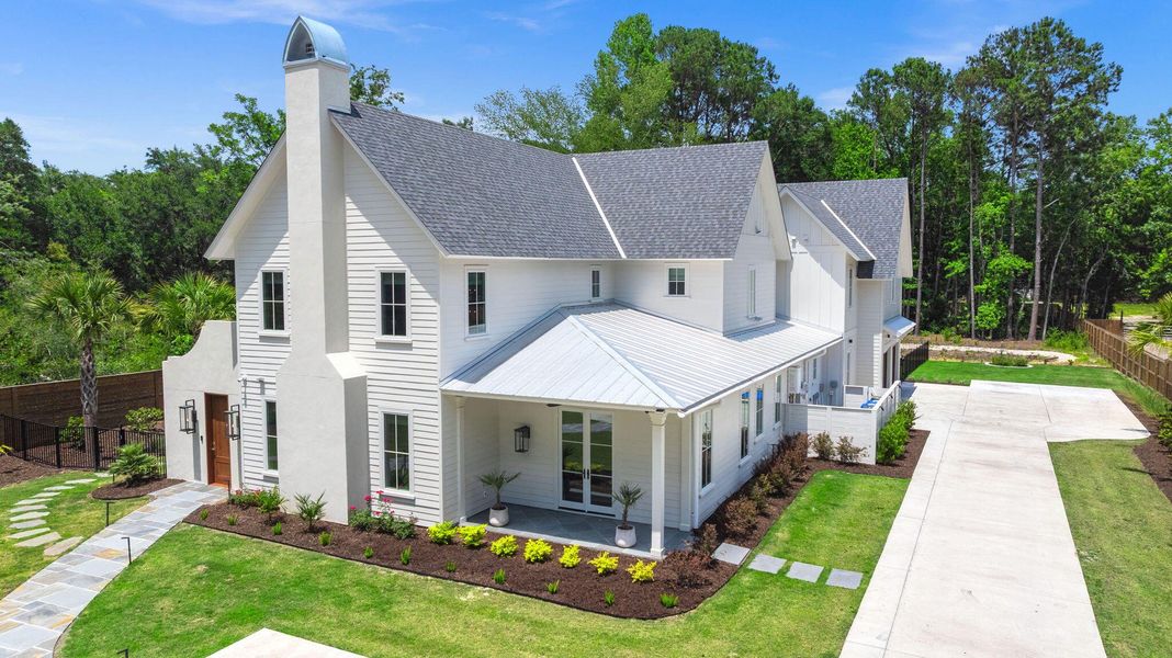 Front exterior of a new home in , Johns Island, SC, highlighting curb appeal (Image 24).
