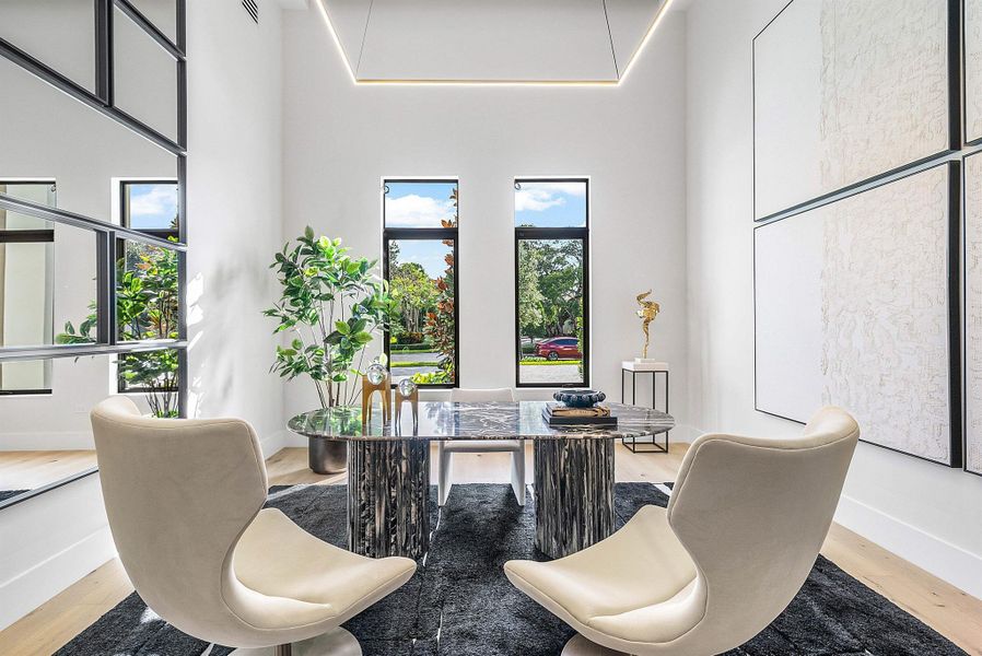 Furnished interior view inside a new home in , Delray Beach (Image 54).