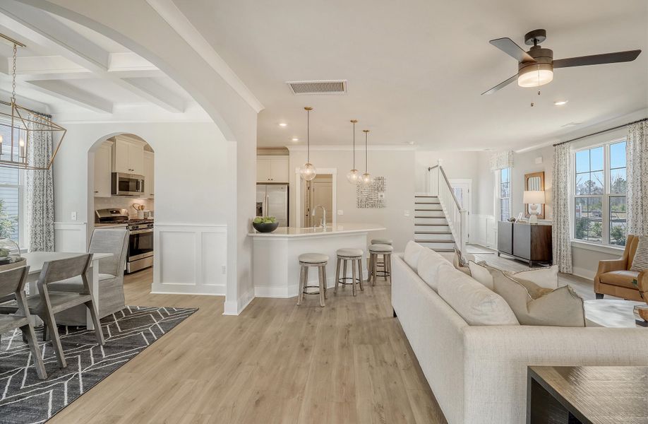 Furnished interior view inside a new home in Six Oaks, Summerville (Image 14).