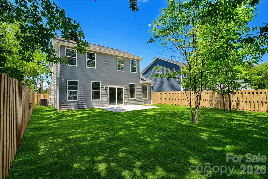 Fully Fenced Back Yard