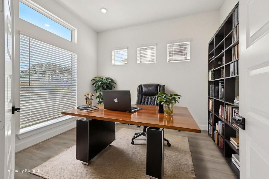 Furnished interior view inside a new home in Pinewood Trails - Luxe Series, Houston (Image 12).