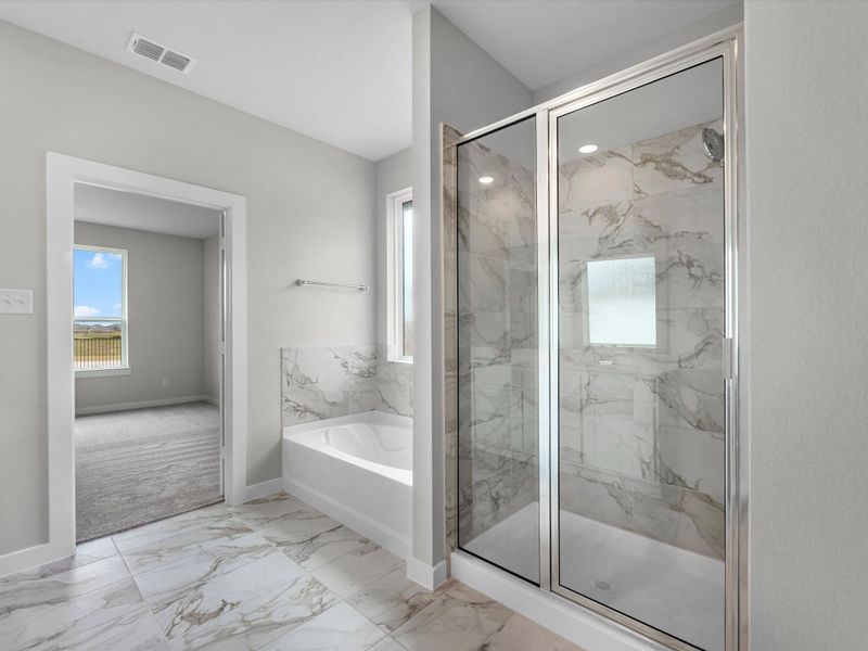 Furnished interior view inside a new home in Mason Woods, Cypress (Image 7).
