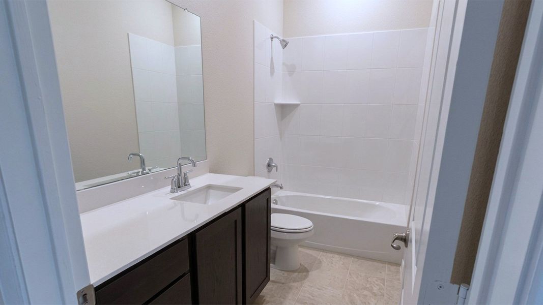 Furnished interior view inside a new home in Lakewood Trails, Forney (Image 7).