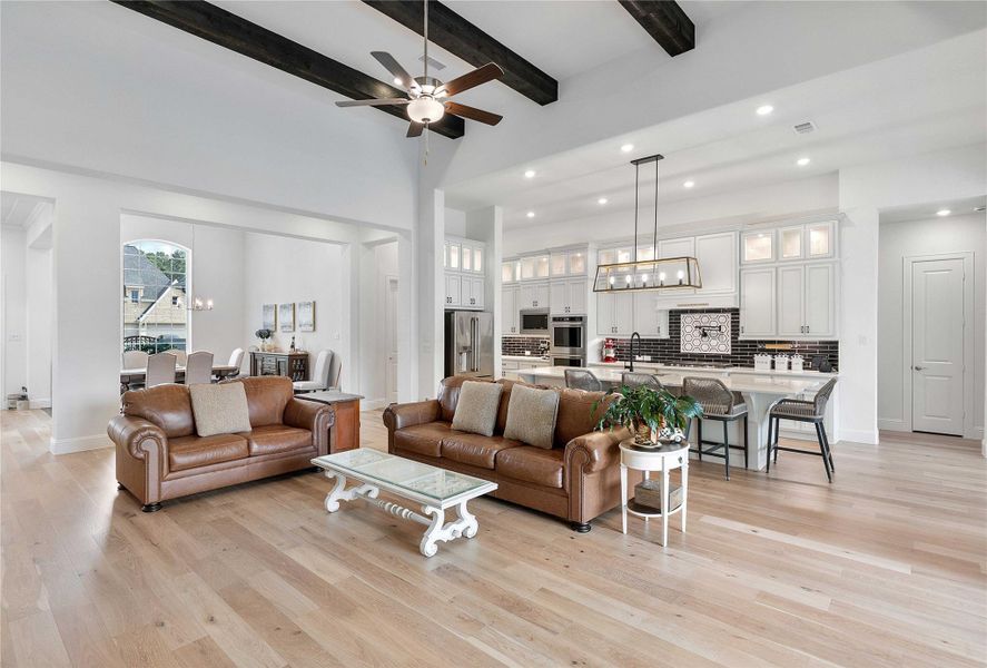 Furnished interior view inside a new home in , Conroe (Image 18). Furnished interior view inside a new home in , Conroe (Image 18).