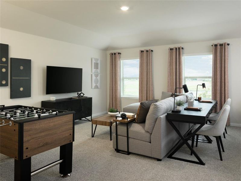 Photo is not of the actual home, but is an inspirational photo of builder’s model home and may depict options, furnishings, and/or decorator features that are not included Photo is not of the actual home, but is an inspirational photo of builder’s model home and may depict options, furnishings, and/or decorator features that are not included