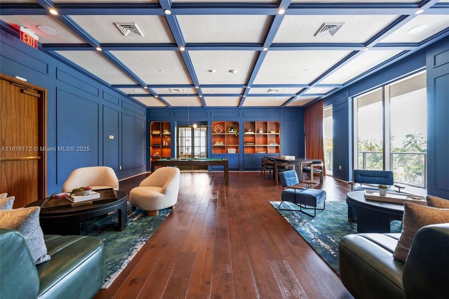 Furnished interior view inside a new home in , Miami (Image 16).