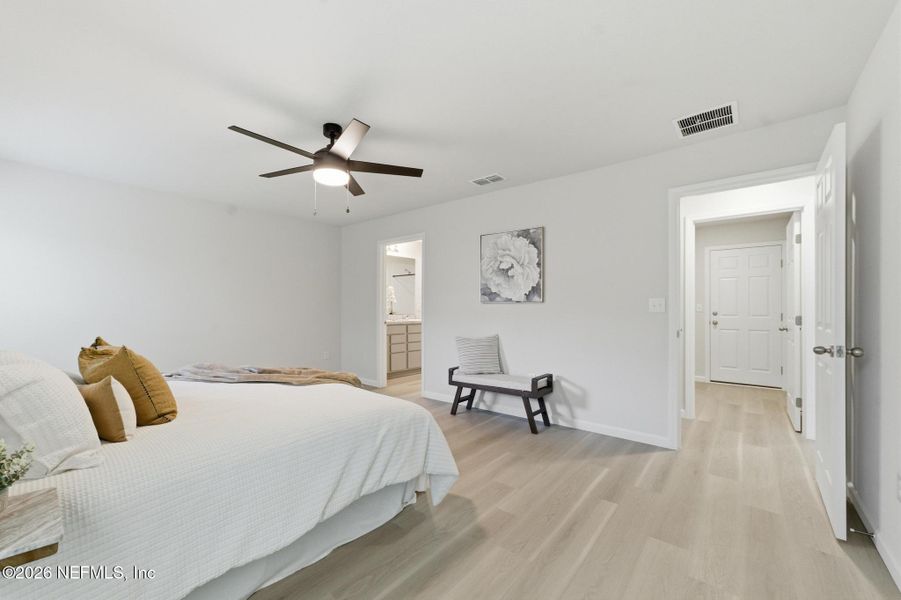 Furnished interior view inside a new home in , Jacksonville (Image 14). Furnished interior view inside a new home in , Jacksonville (Image 14).