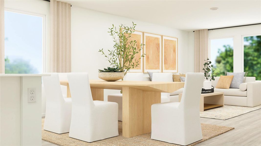 Furnished interior view inside a new home in Elm Creek, Elgin (Image 5).