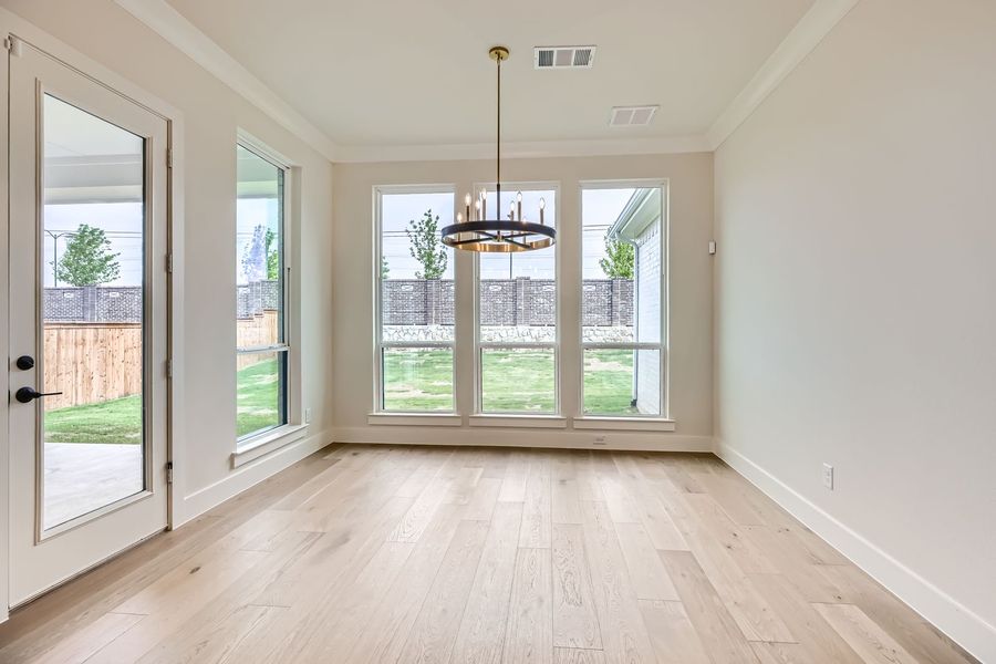 Plan 1641 Dining Area Representative Photo