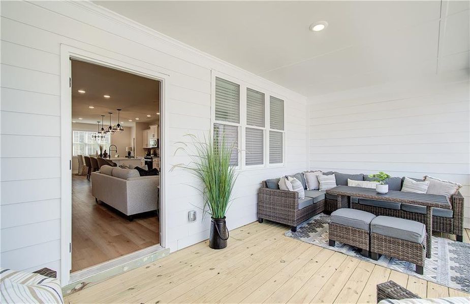 Exterior details and patio area of a home in , Kennesaw (Image 3).