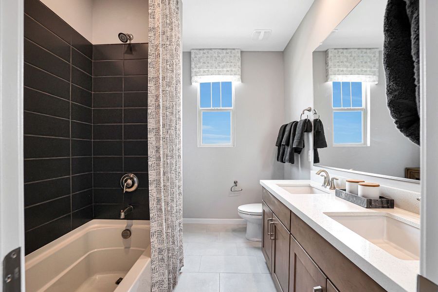 Representative furnished interior of a home built from the Tawny by Mattamy Homes in Empire Pointe, Queen Creek (Image 37).