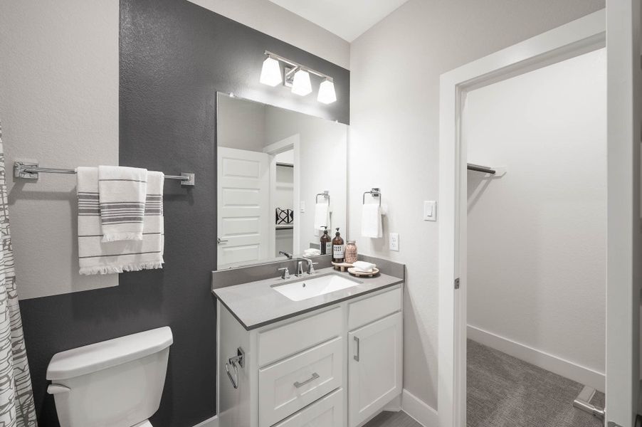 Representative furnished interior of a home built from the Casoria by Tri Pointe Homes in The Estates at James Lane, Fulshear (Image 56).