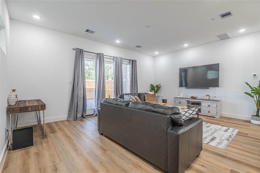 Furnished interior view inside a new home in , Houston (Image 4). Furnished interior view inside a new home in , Houston (Image 4).