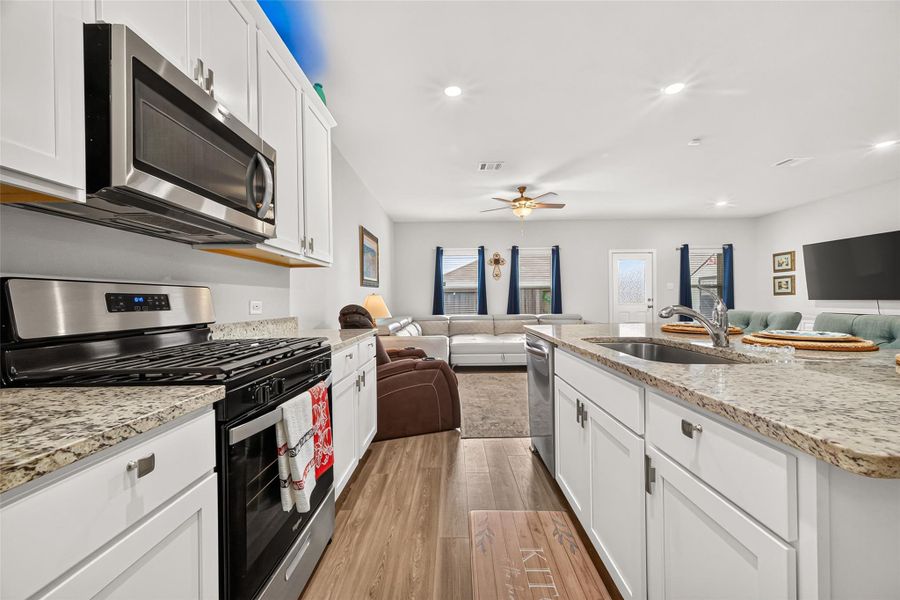 Furnished interior view inside a new home in Lexington Heights, Willis (Image 17).