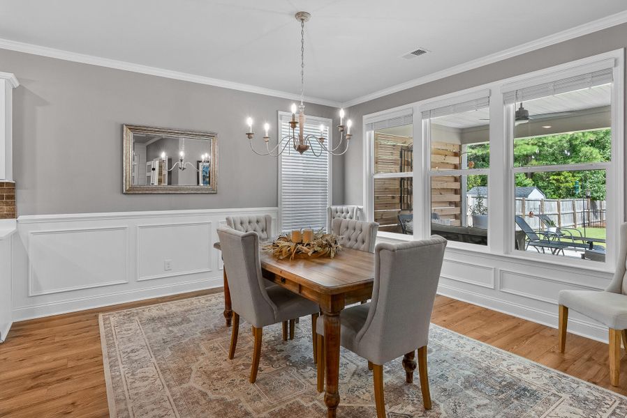 Furnished interior view inside a new home in Sea Island Preserve, Johns Island (Image 8).
