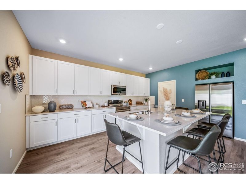 Furnished interior view inside a new home in , Johnstown (Image 12).