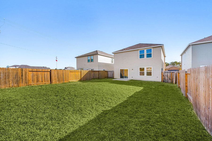 Exterior details and patio area of a home in , Houston (Image 31). Exterior details and patio area of a home in , Houston (Image 31).