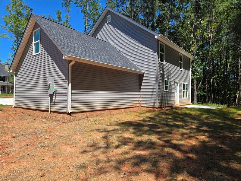 Exterior details and patio area of a home in , Demorest (Image 3).