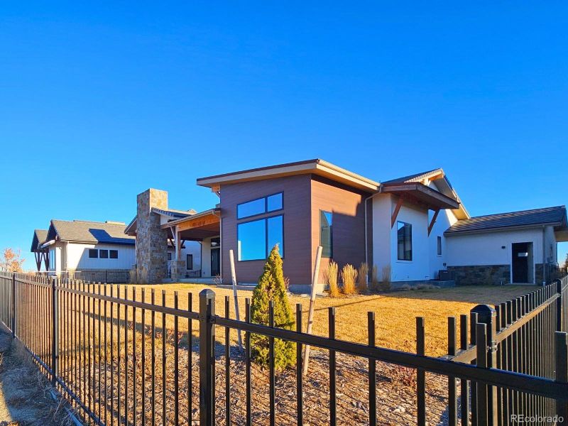 Enjoy al fresco on the spacios back patio