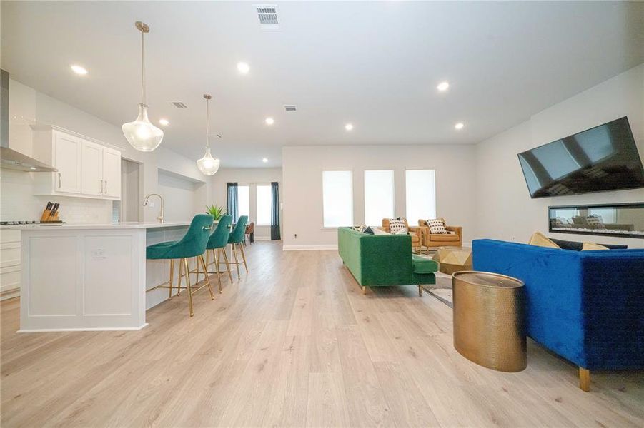 Furnished interior view inside a new home in , Little Elm (Image 5).